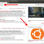 Ubuntu auf der Spiegel-Homepage spiegel.de (11.02.2012 22:15 Uhr)
