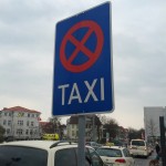 Verkehrsschild Taxenstand